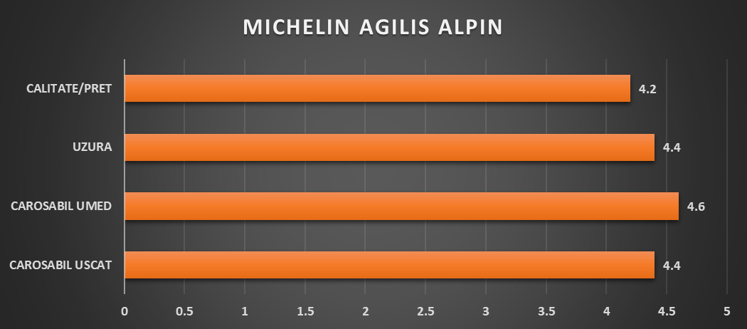 1 – MICHELIN Agilis Alpin: anvelopa iarna de referinta pentru profesionisti