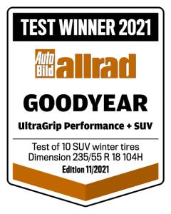 castigatorul Autobild allrad Goodyear UltraGrip Performance + SUV