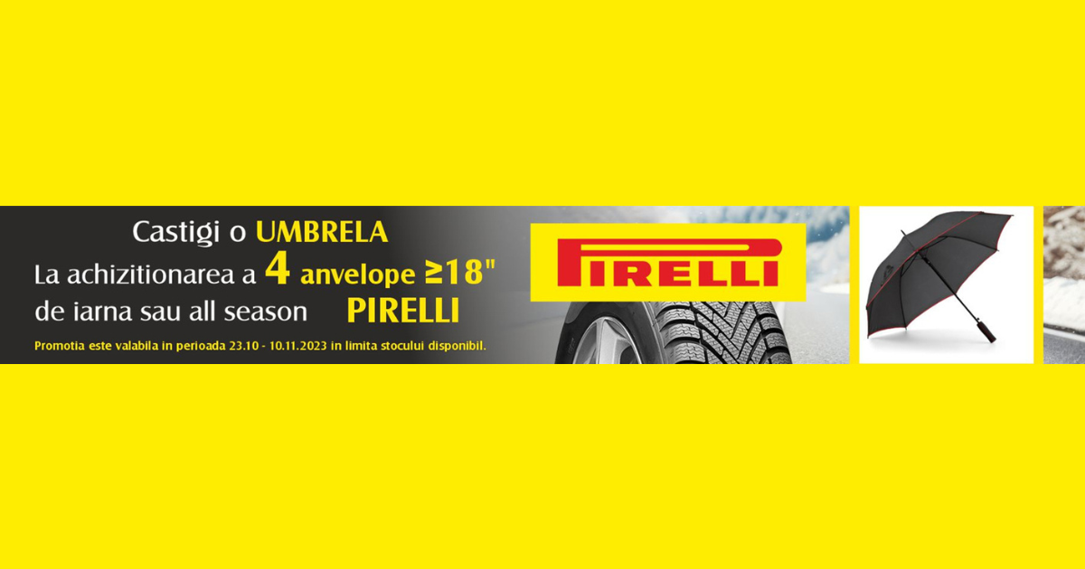 Promotie anvelope iarna si all-season Pirelli